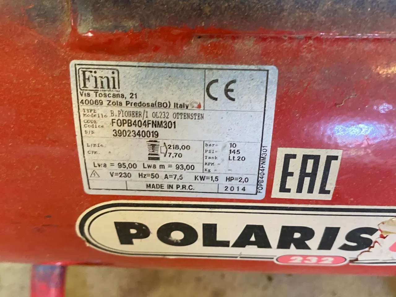 Billede 4 - Kompressor - Polaris OL 232 