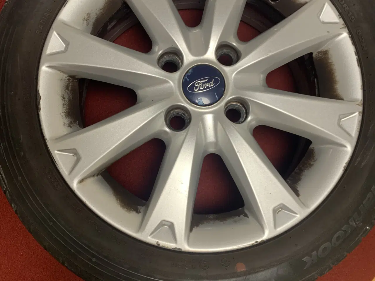 Billede 3 - Alufælge med sommerdæk