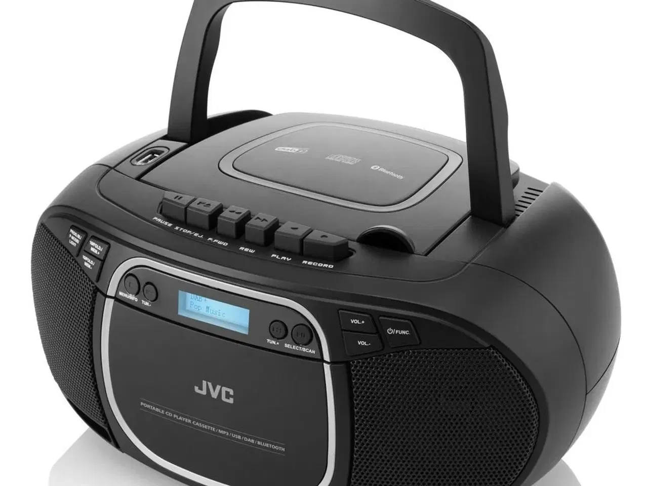 Billede 5 - DAB+ radio med CD og kassette – JVC RC‑E561B i sort