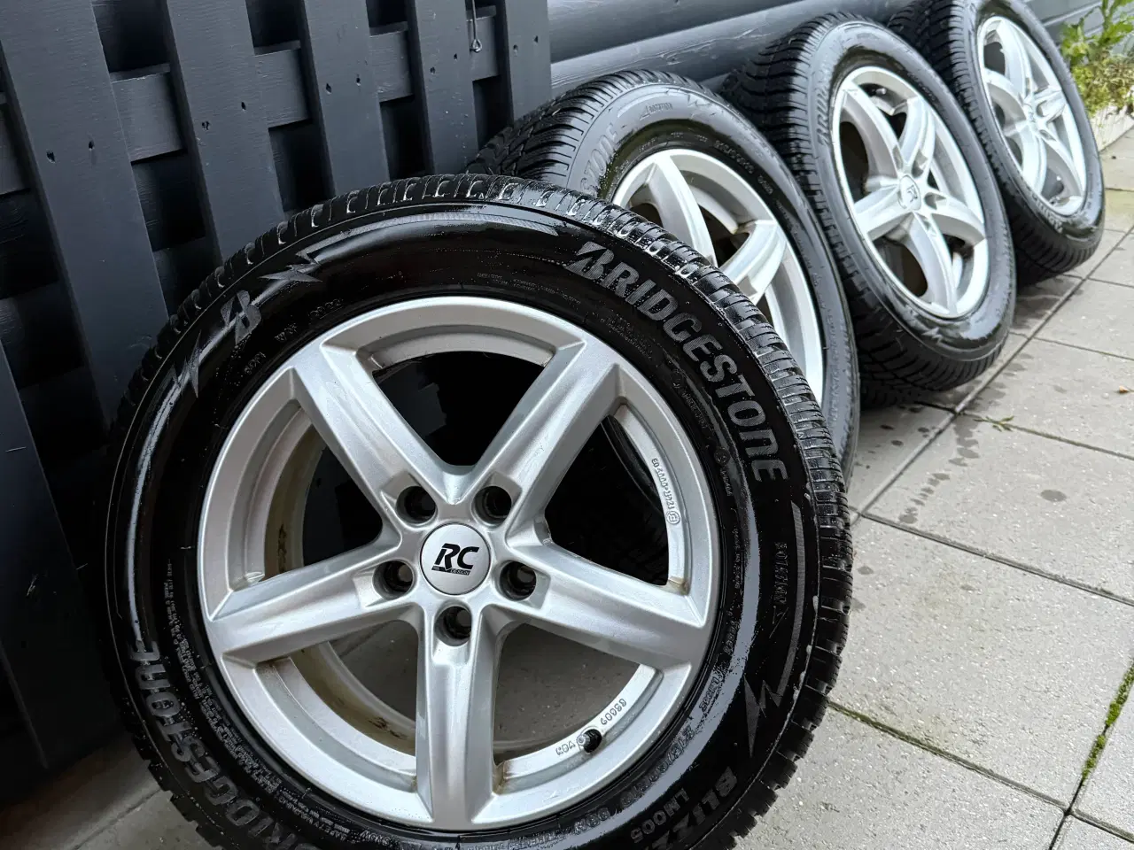 Billede 1 - 16” 5x112 alufælge til Mercedes & Vw med Bridgesto