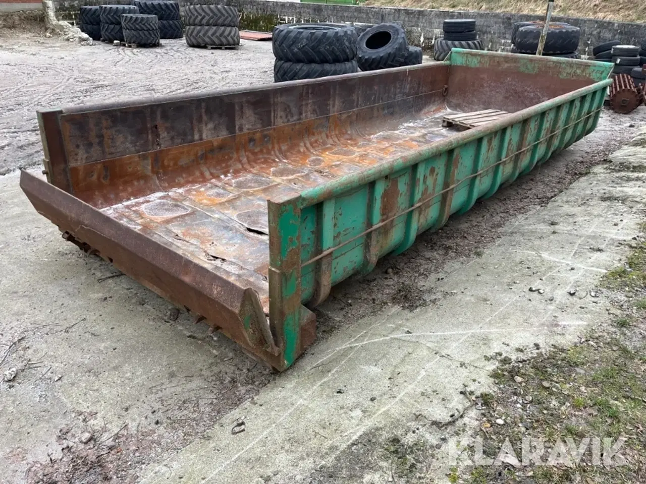 Billede 3 - Container til wirehejs Miljø-Art med hydraulisk bagsmæk