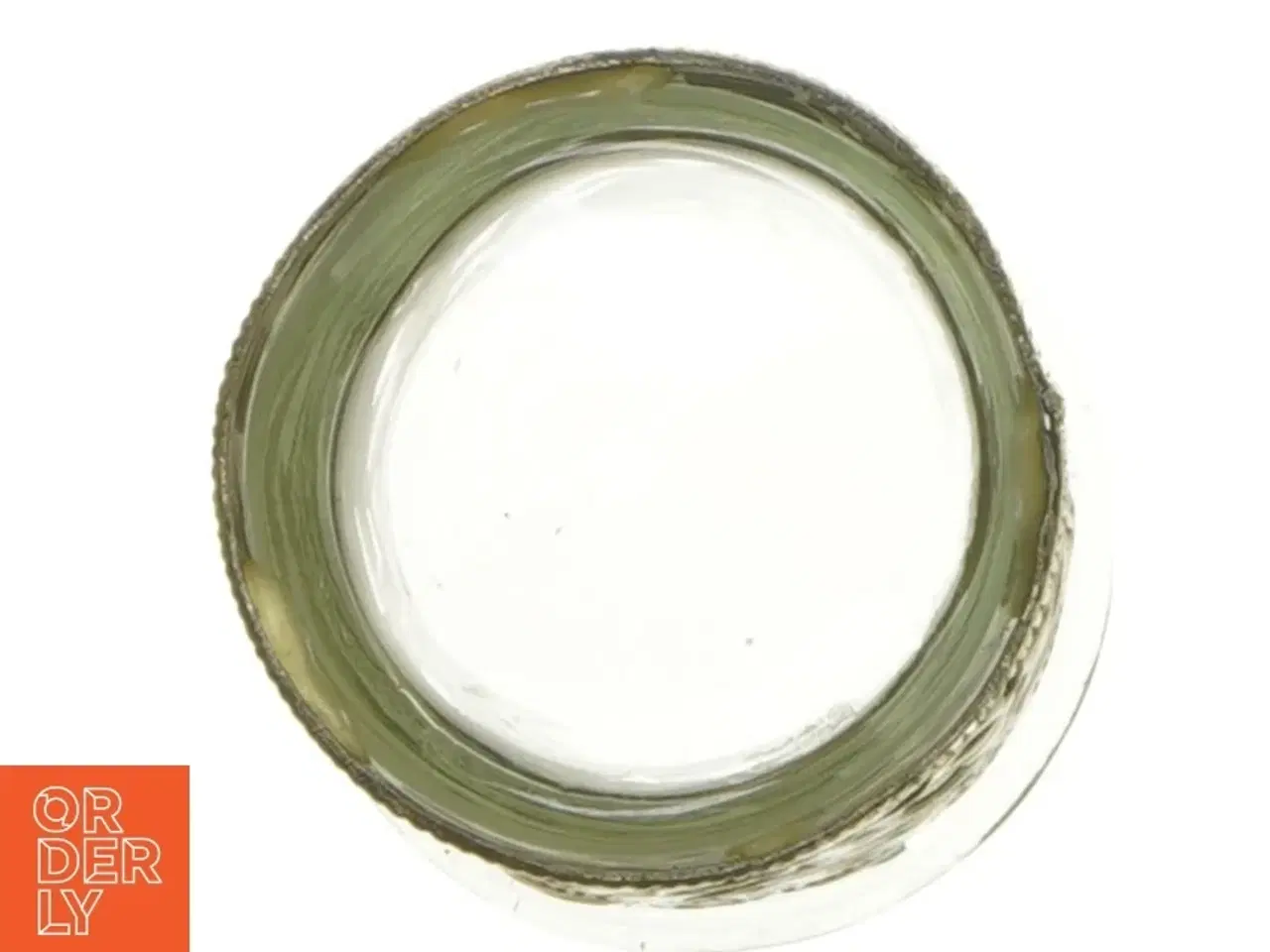 Billede 5 - Glas vase med metalornamentik (str. 10 x 7 cm)