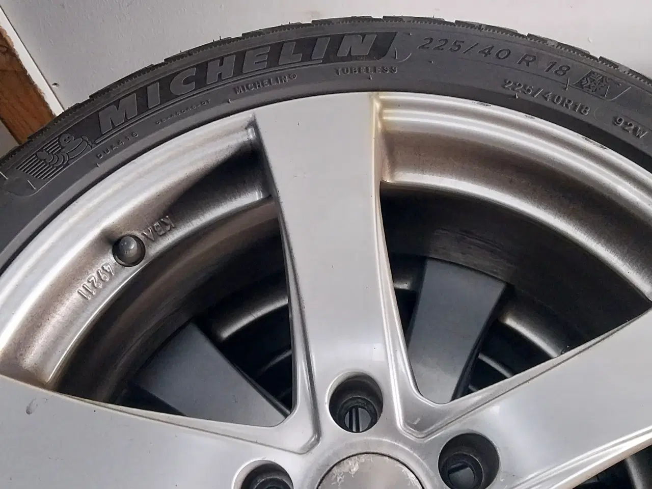 Billede 6 - 5x112 alufælge med vinterdæk