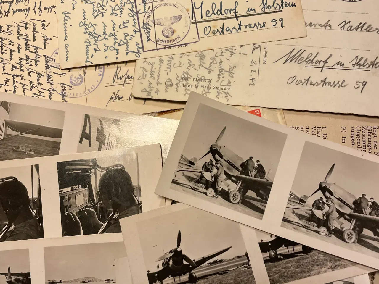 Billede 2 - Feltpost og fotos tysk Luftwaffe 