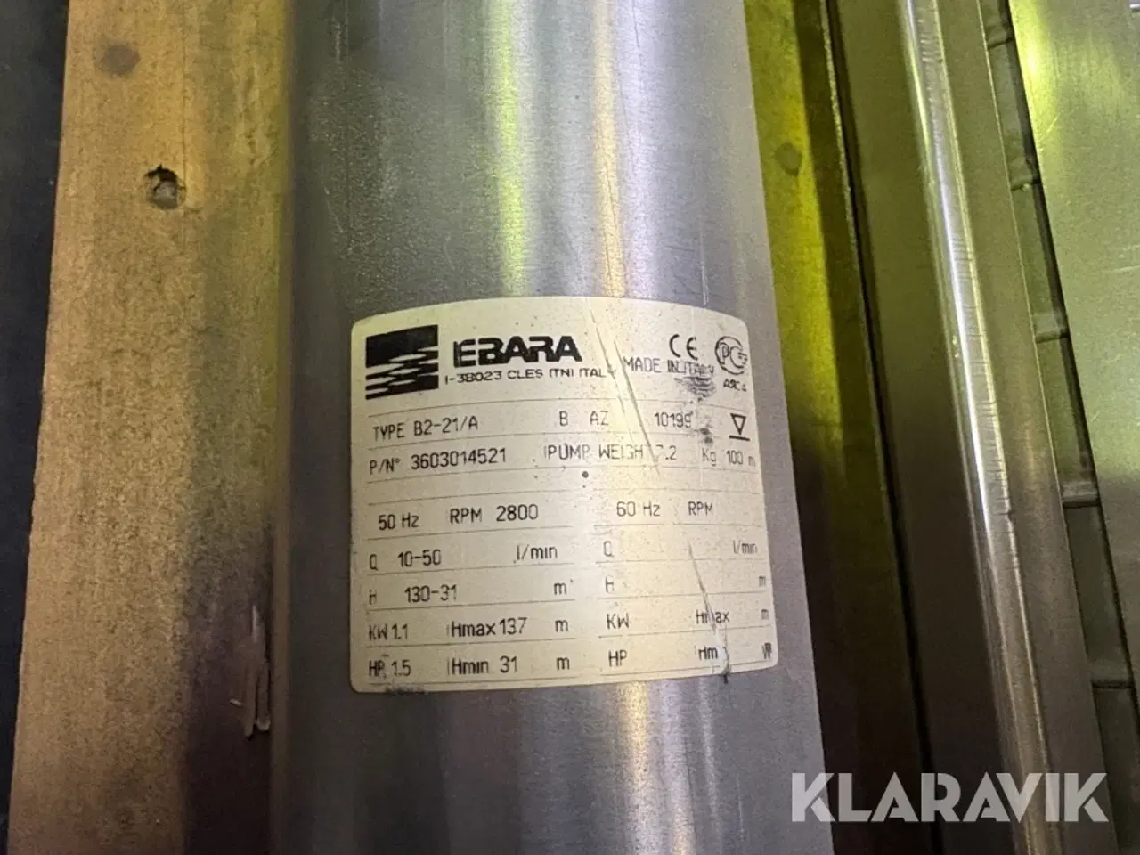 Billede 12 - Dykpumper Ebara - 4 styk