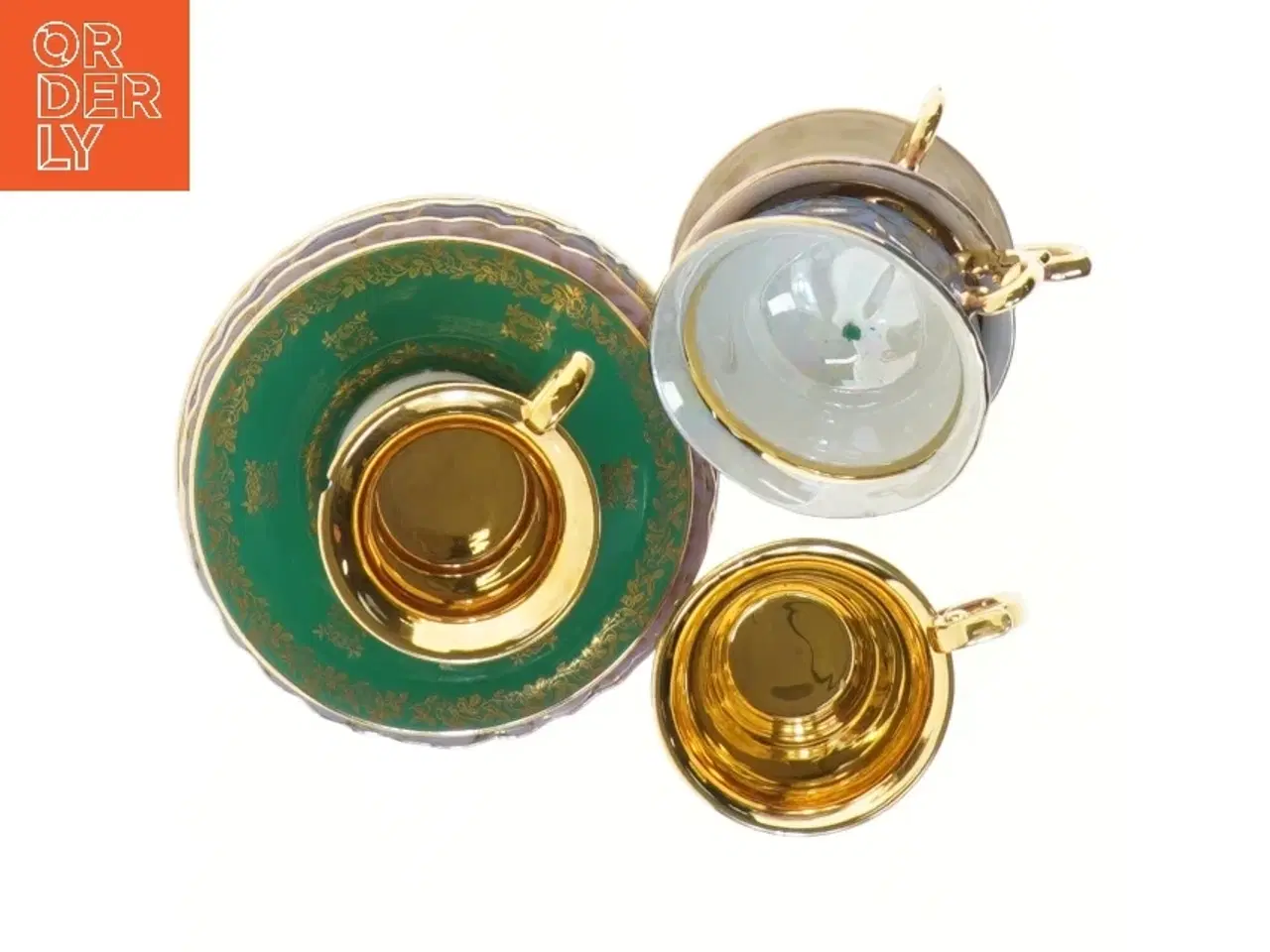 Billede 3 - Porcelænskopper med underkop (str. Ø 12 cm)