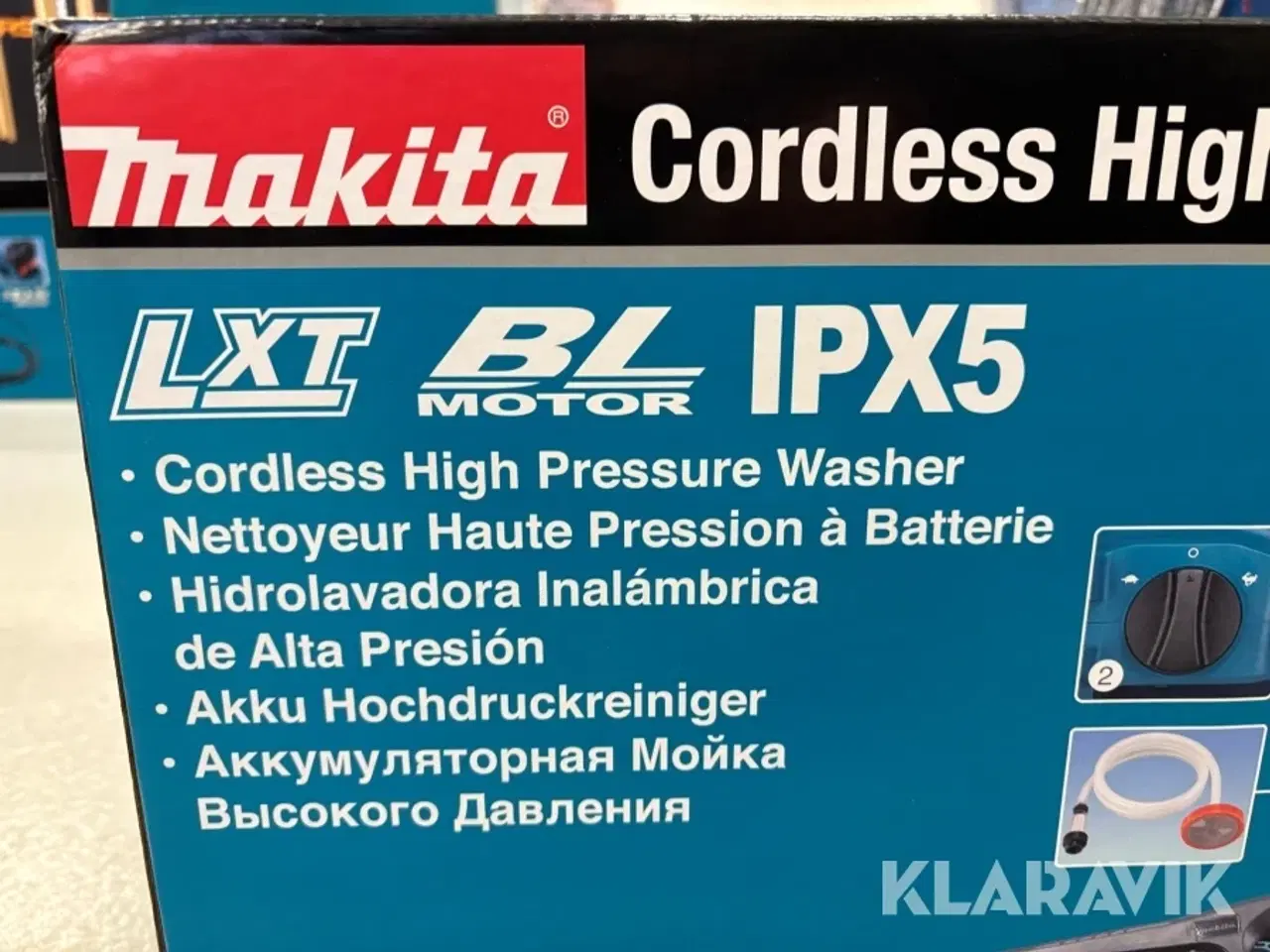 Billede 5 - Højtryksrenser Makita IPX5 ledningsfri