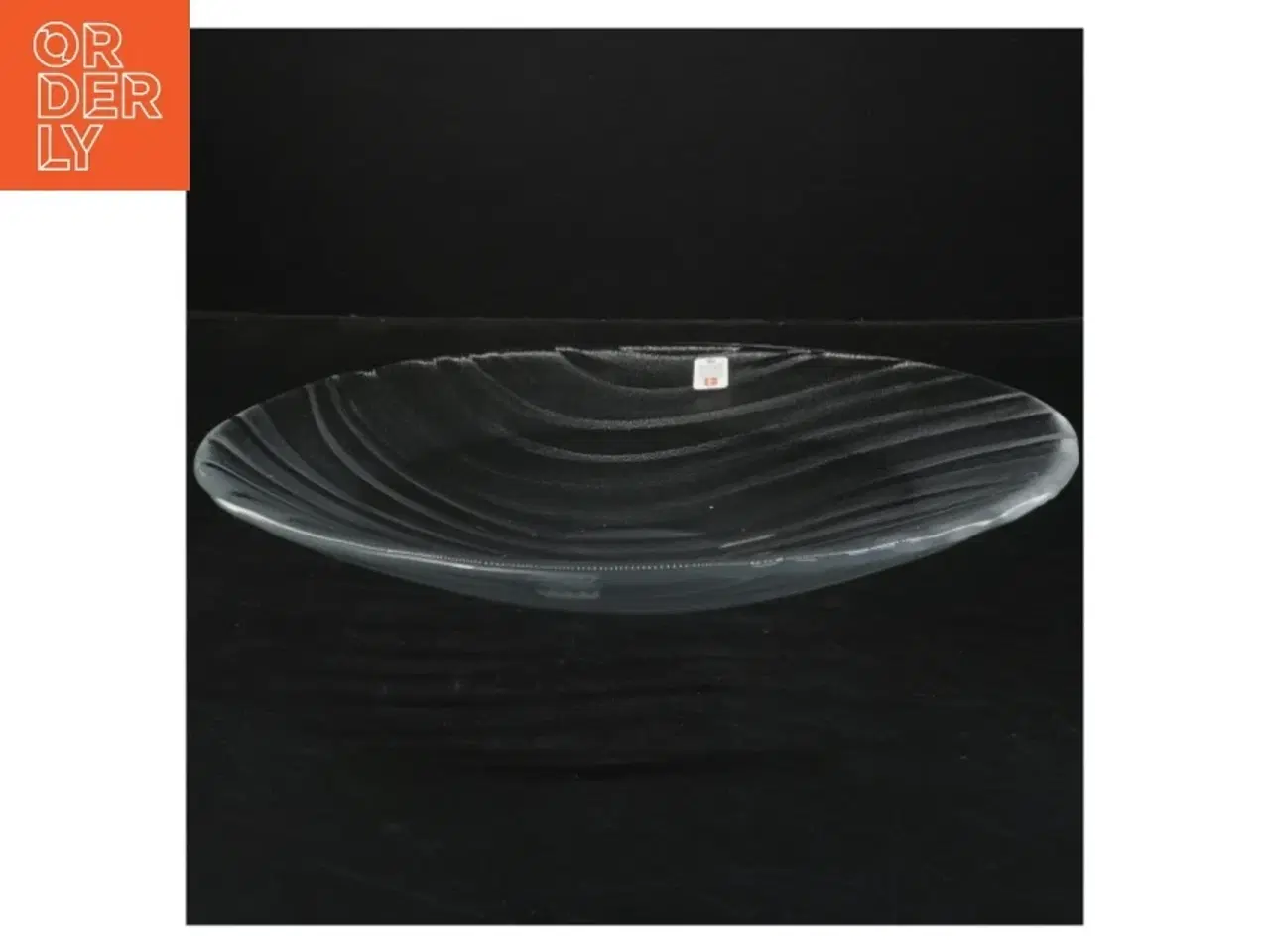 Billede 1 - Glasfad fra Holmegaard (str. Ø 27 cm)