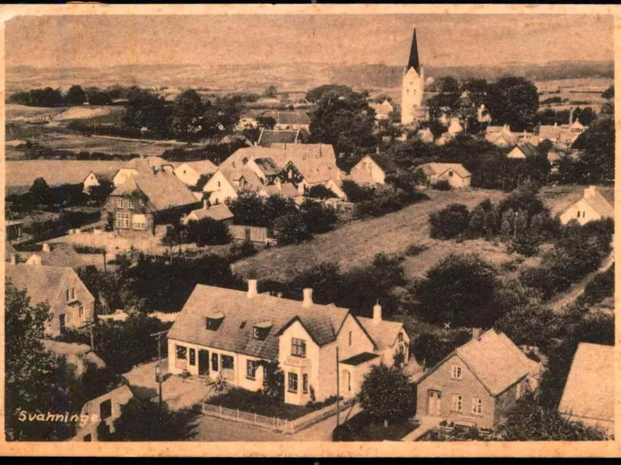 Billede 1 - Svanninge - Luftfoto Sylvest Jensen 95207 - Brugt