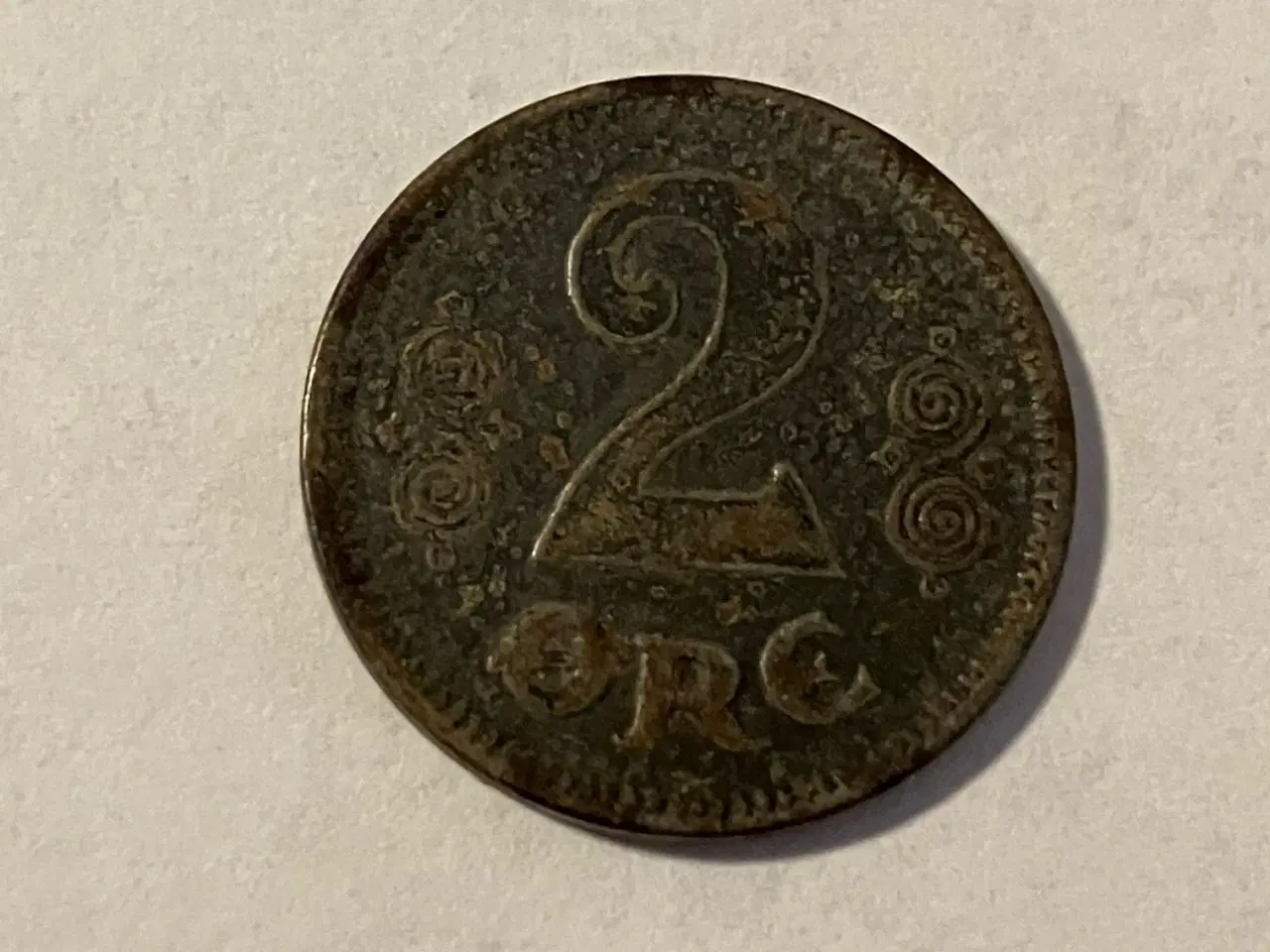 Billede 2 - 2 øre 1918 Jern