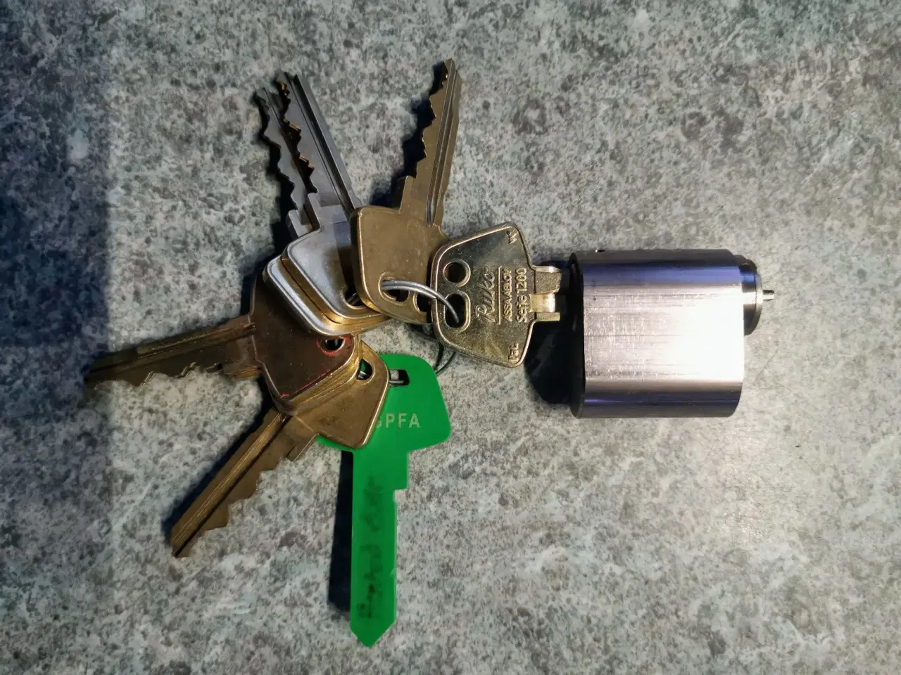 Billede 2 - Ruko låse cylinder m extre nøgler