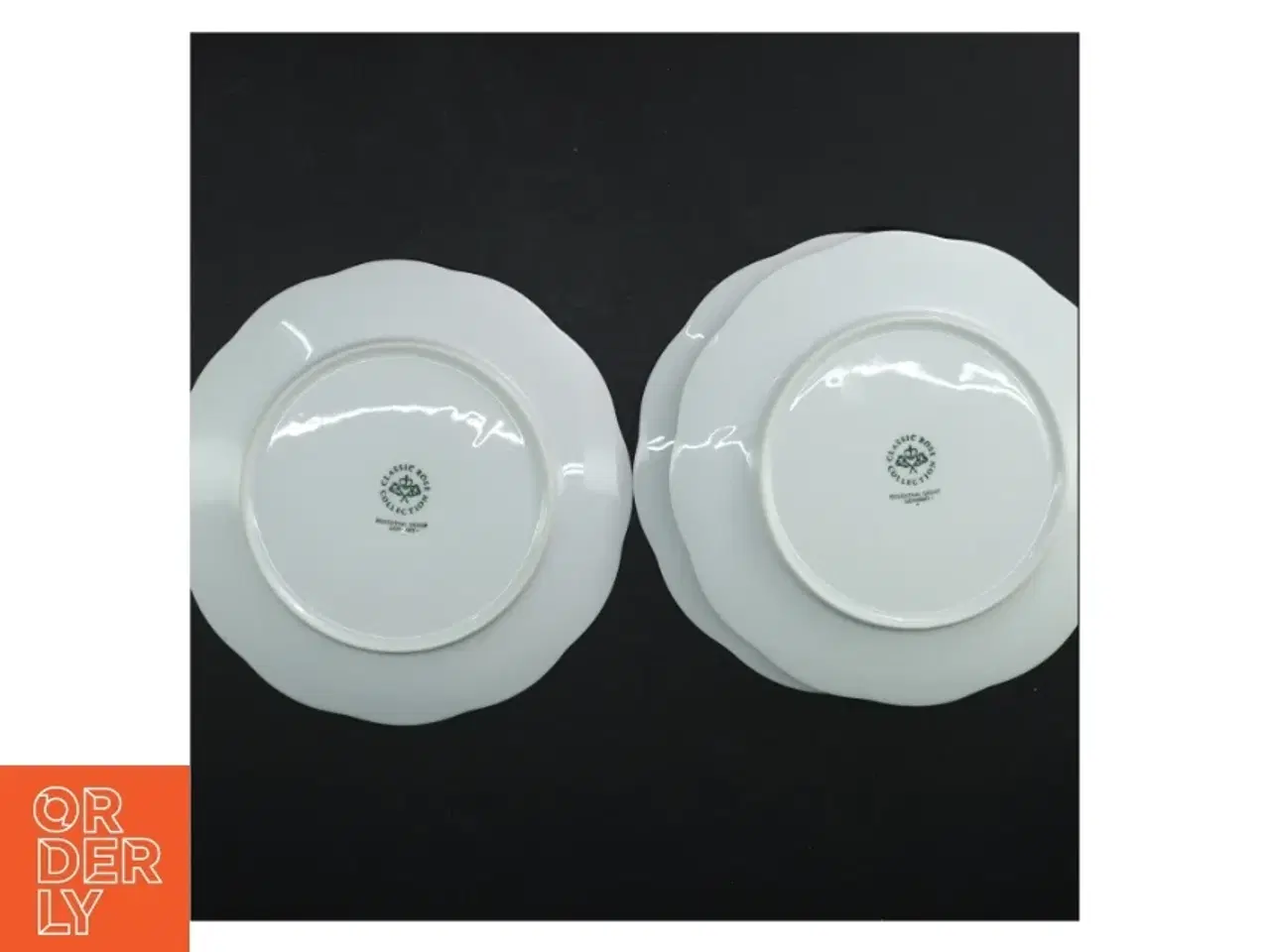 Billede 4 - Porcelænstallerkner med guldkant fra Rosenthal (str. Ø. 21 cm. 3 styk)