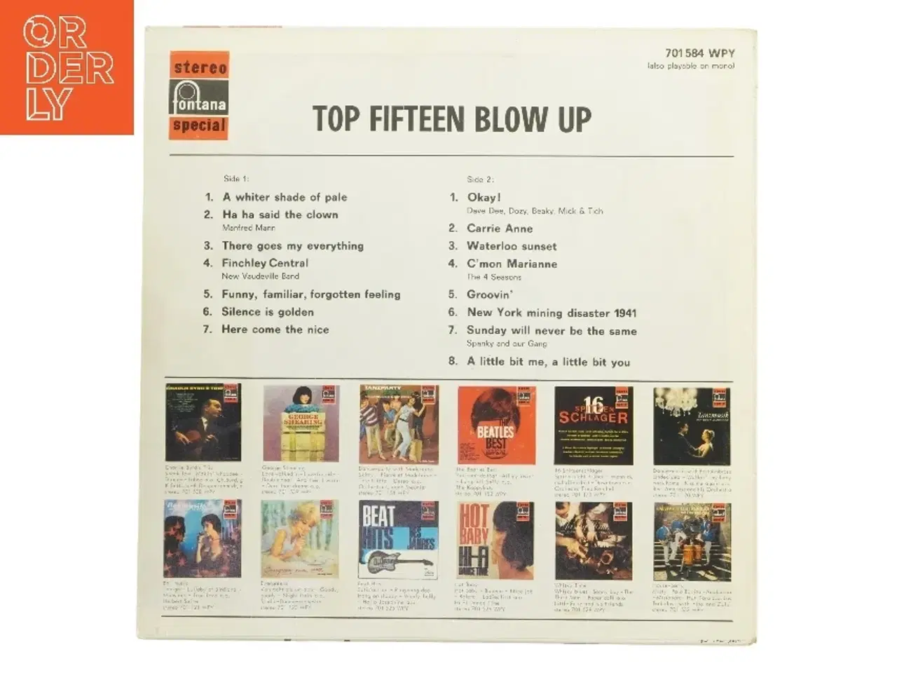 Billede 2 - Top Fifteen Blow Up LP fra Fontana