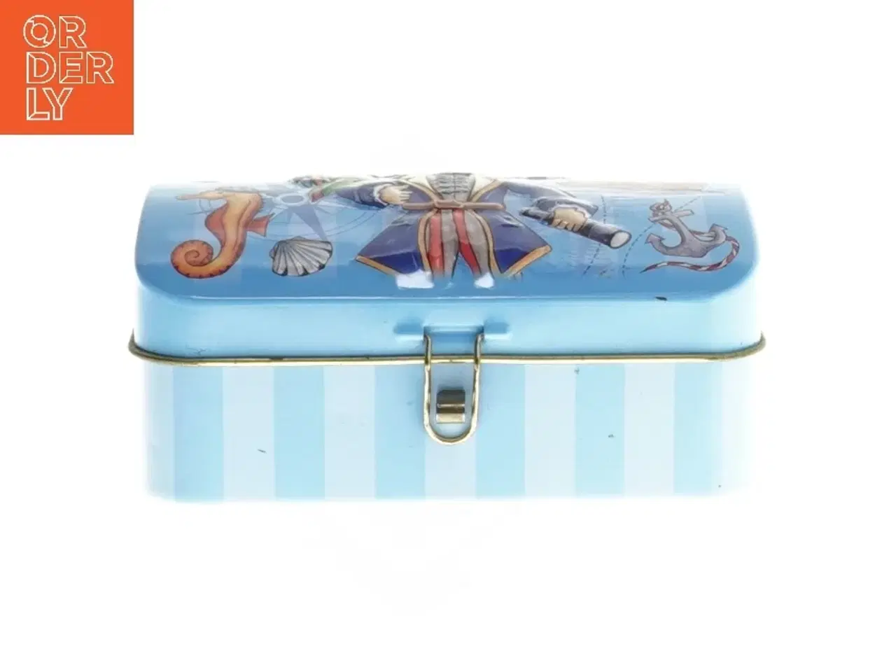 Billede 2 - Blikæske med mini bowling sæt fra Heidel (str. 11,5x8 cm)