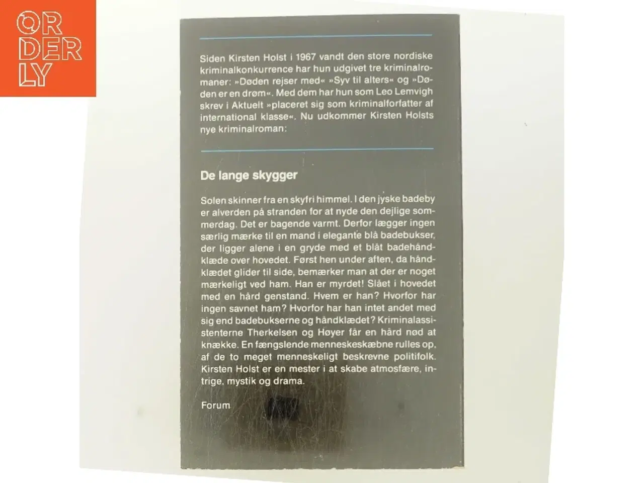 Billede 3 - Kirsten Holst, de lange skygger