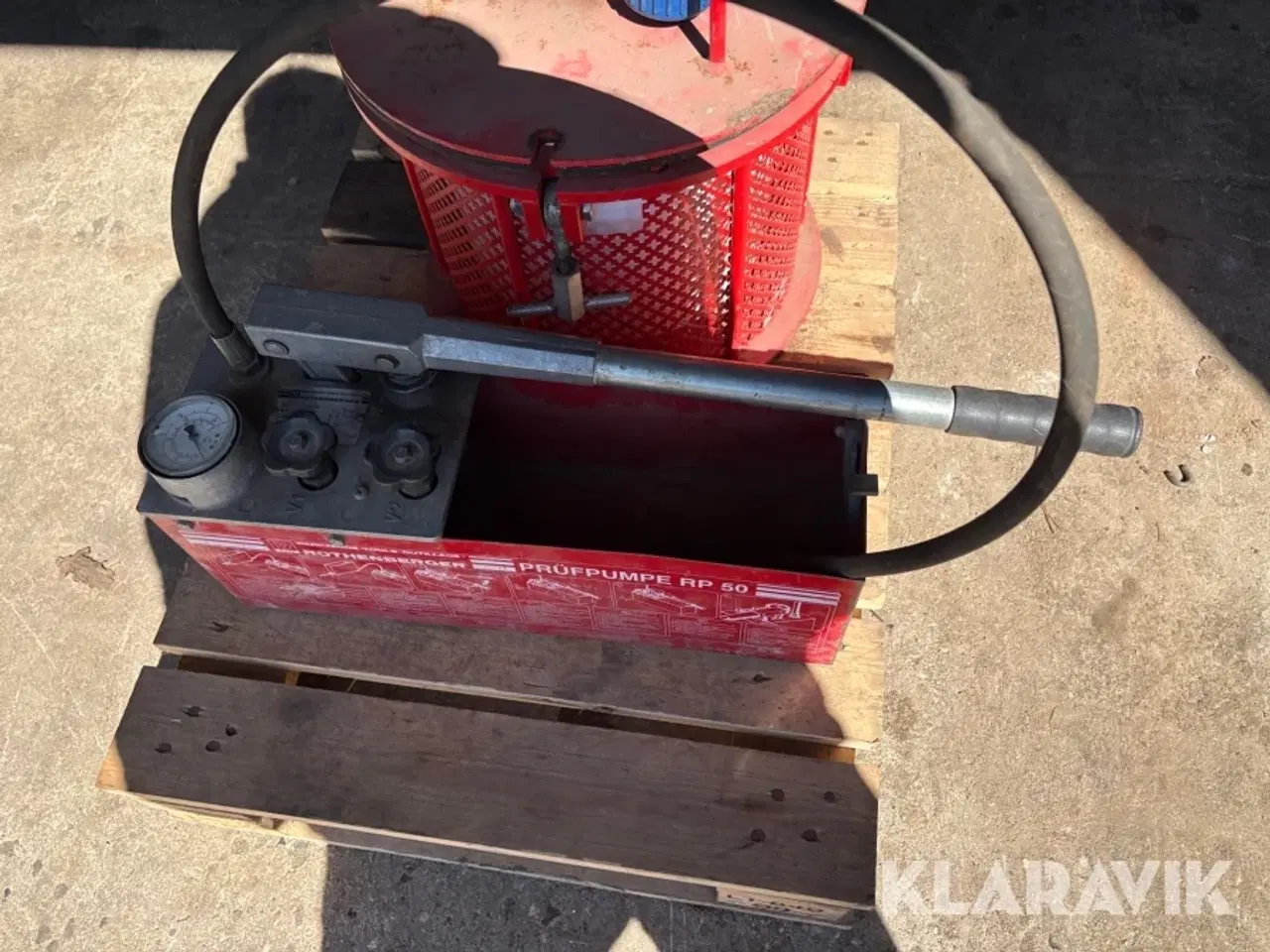 Billede 7 - Trykpumpe og spand Rothenberger RP 50-60
