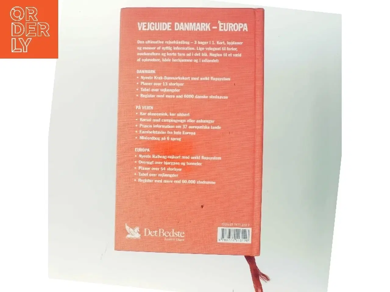 Billede 3 - Vejguide Danmark Europa (Bog)