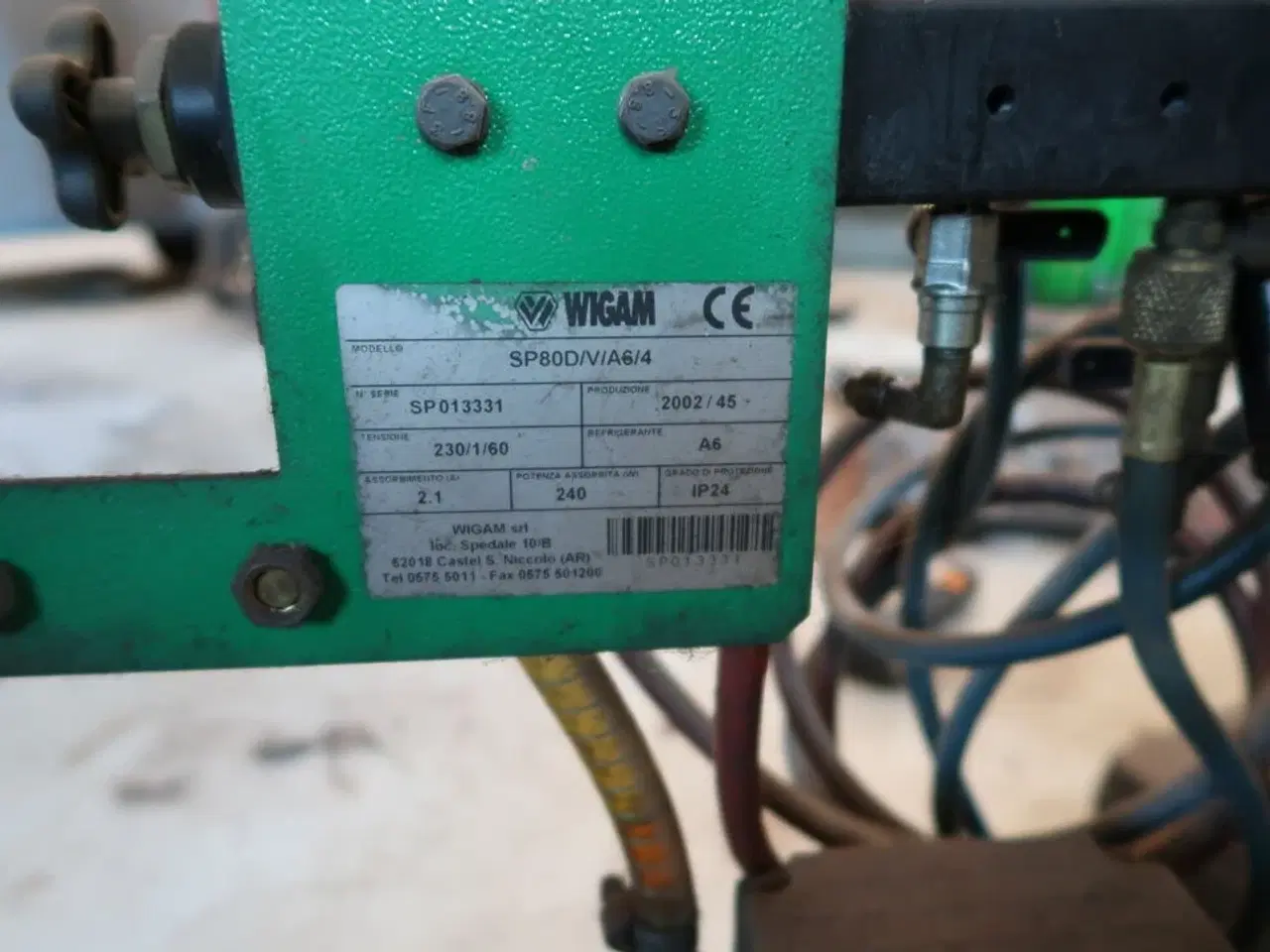 Billede 4 - AC servicemaskine WIGAM SP80D/V/A6/4