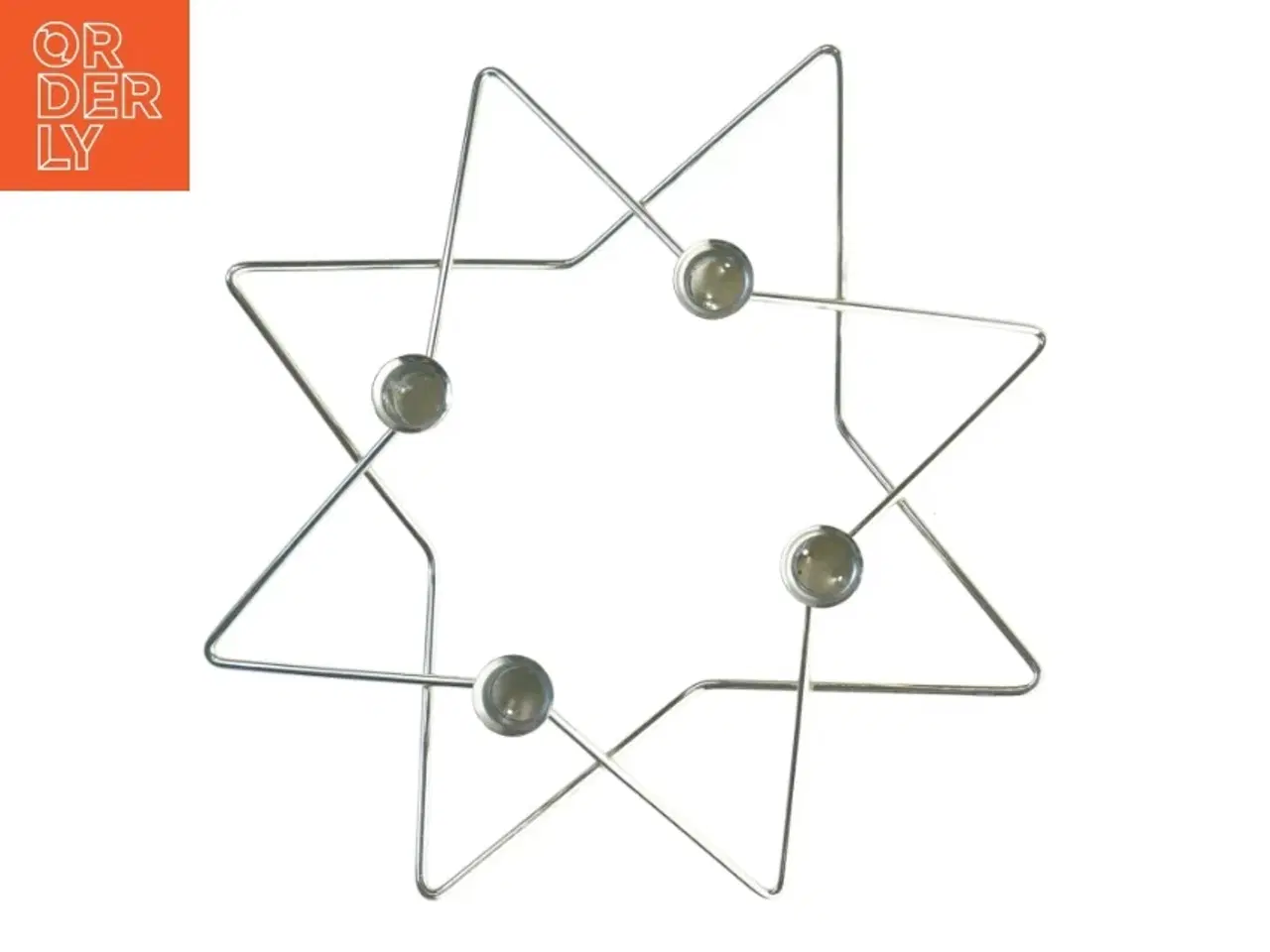 Billede 2 - Jule advents stjerne lysestage (str. 37x7 cm)
