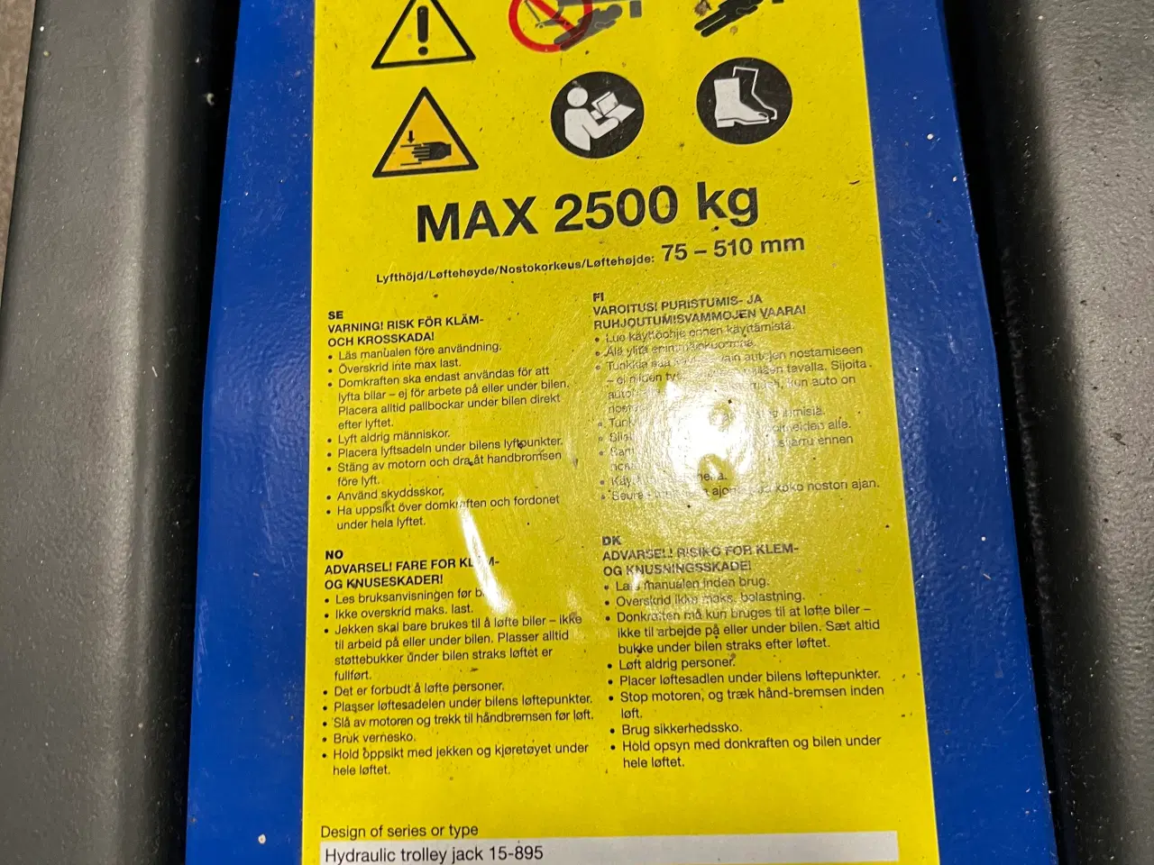 Billede 2 - 2,5 tons lavprofil donkraft