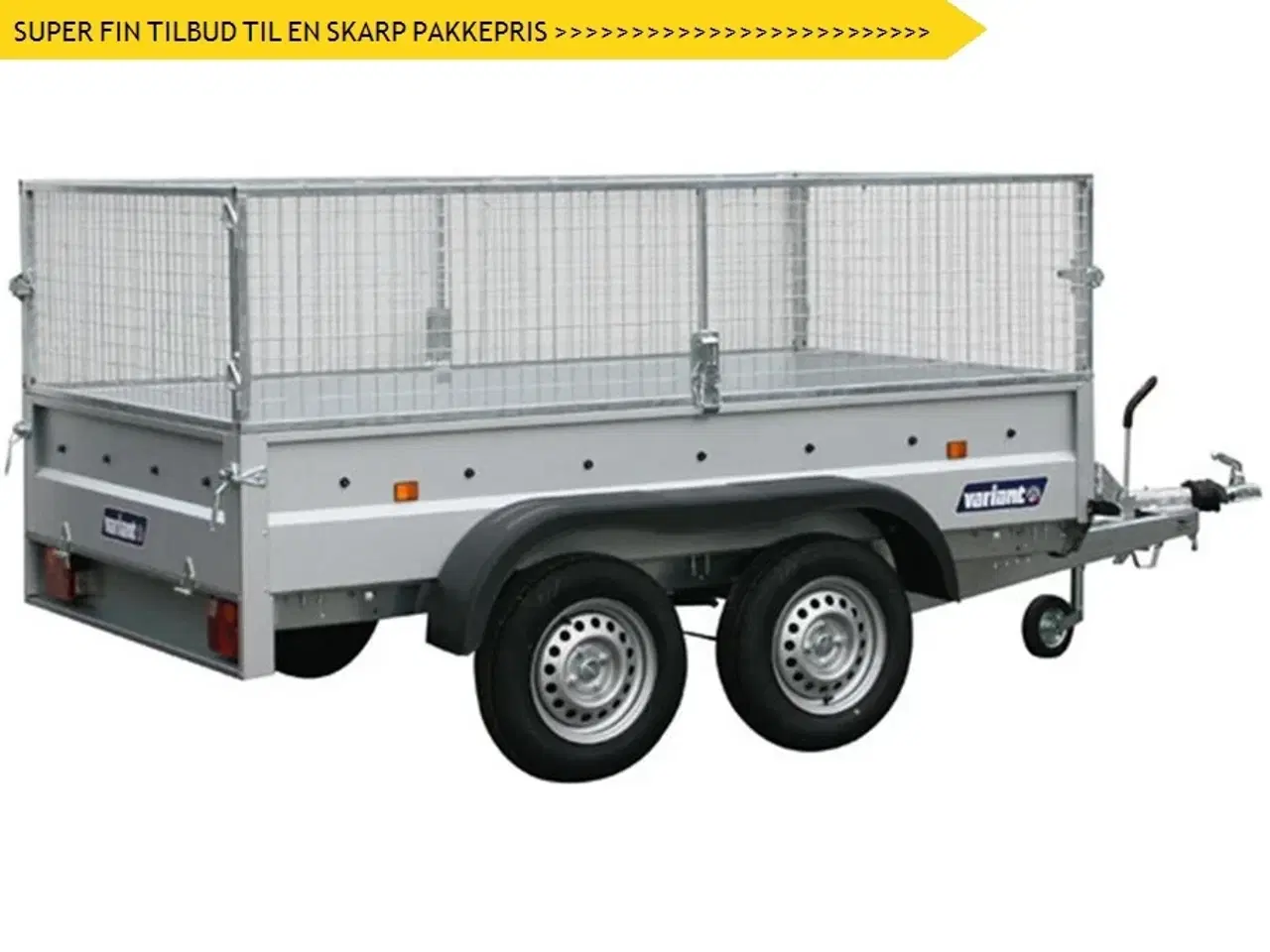 Billede 1 - 2024 - Variant 2004 F2 INKL. KRAFTIG NETGITTER KAMPAGNE   En rigtig fin trailer til kampagnepris &amp;gt;&amp;gt;&amp;gt;&amp;gt;&amp;gt;&amp;gt;&amp;gt; Nr. plade: 790,- kr.