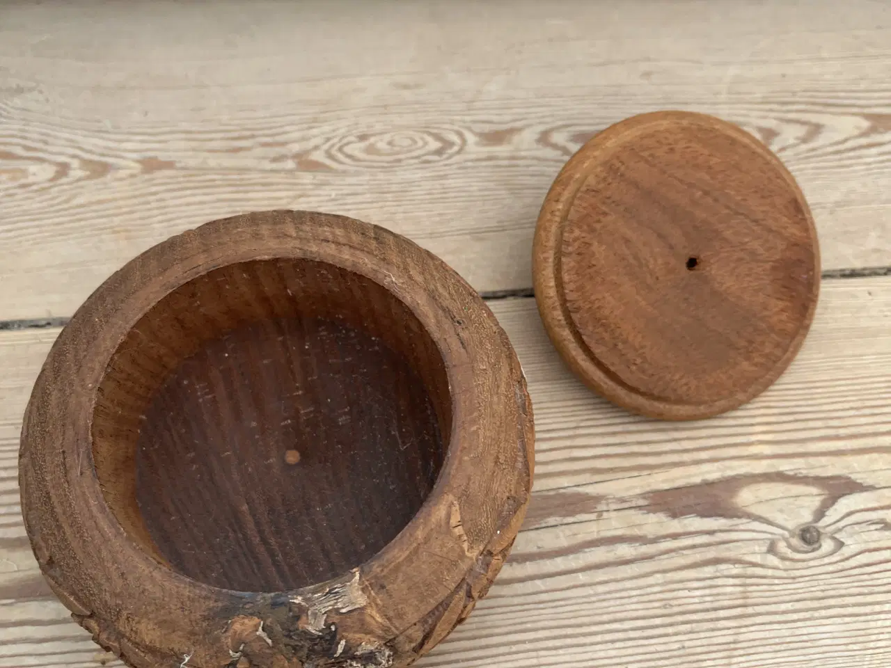 Billede 4 - Træ skrin / æske med låg