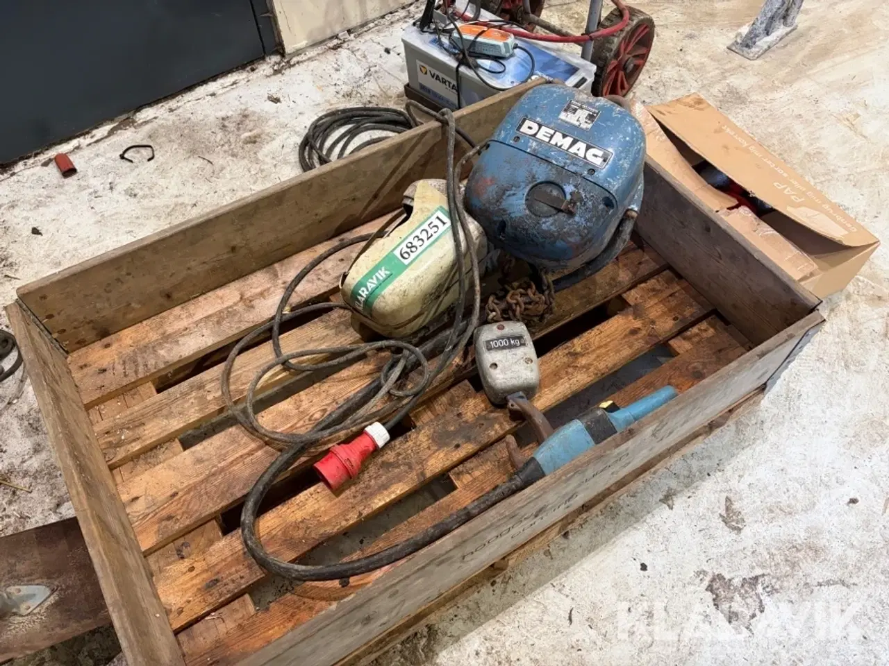 Billede 1 - El kædetalje Demag 1000 kg