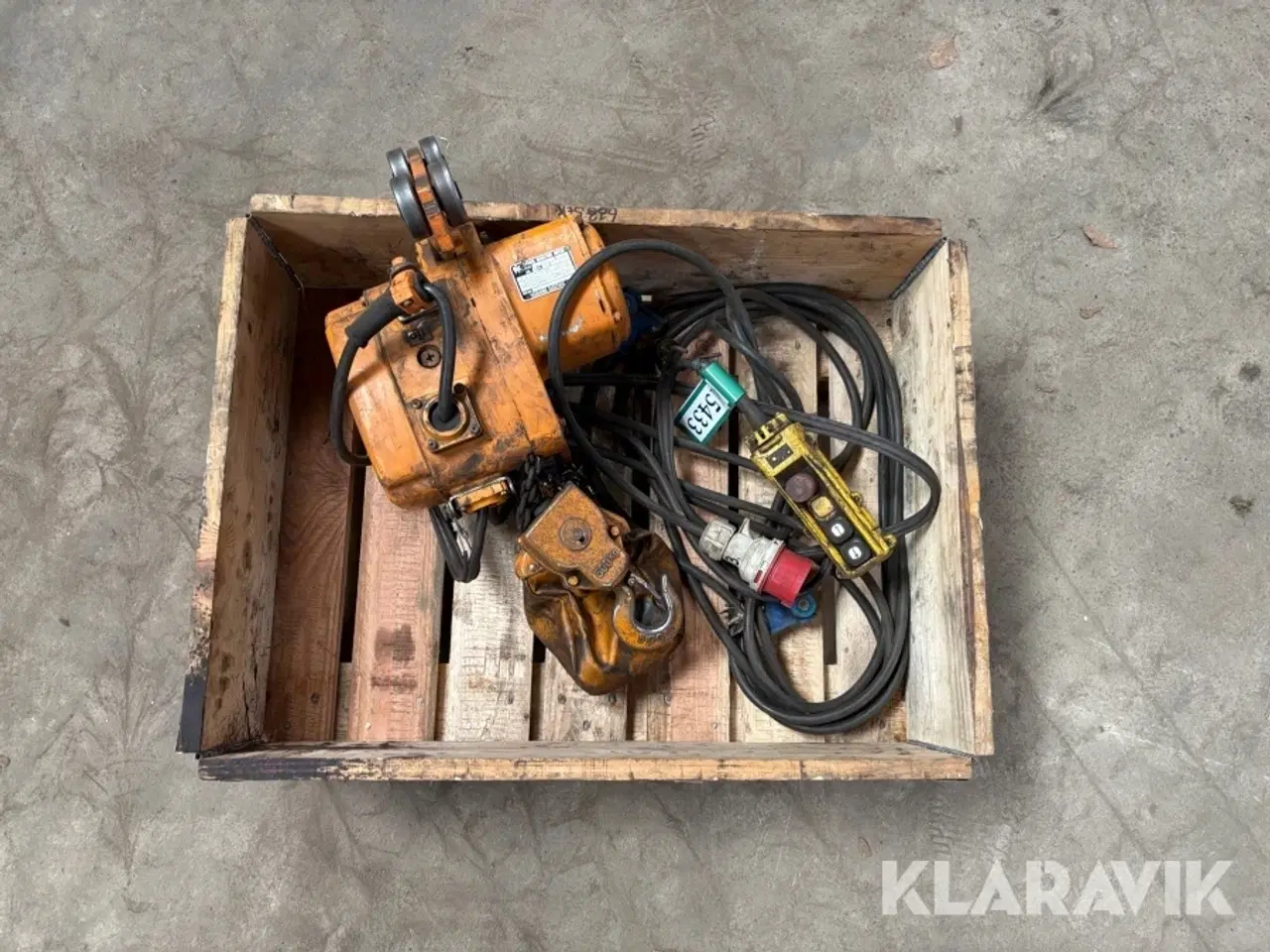 Billede 5 - Elektrisk talje Kito K2-8 500 kg - 3 meter