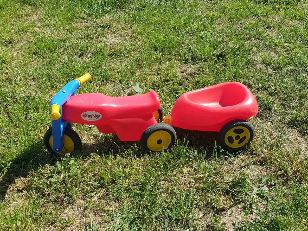 Billede 1 - Dantoy scooter med anhænger 