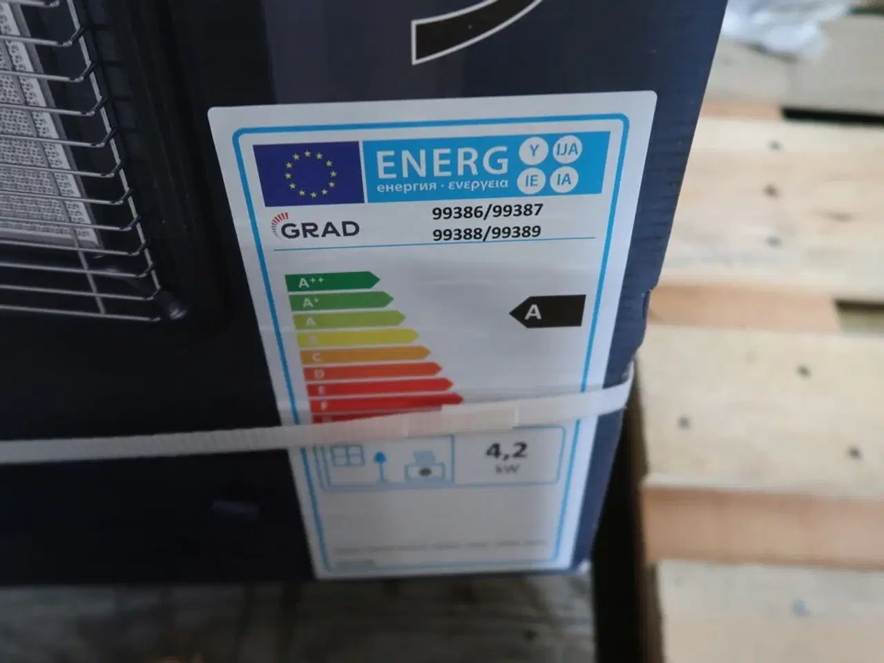 Billede 3 - Gasvarmeovn m/blæser 4,2 kW - Grad