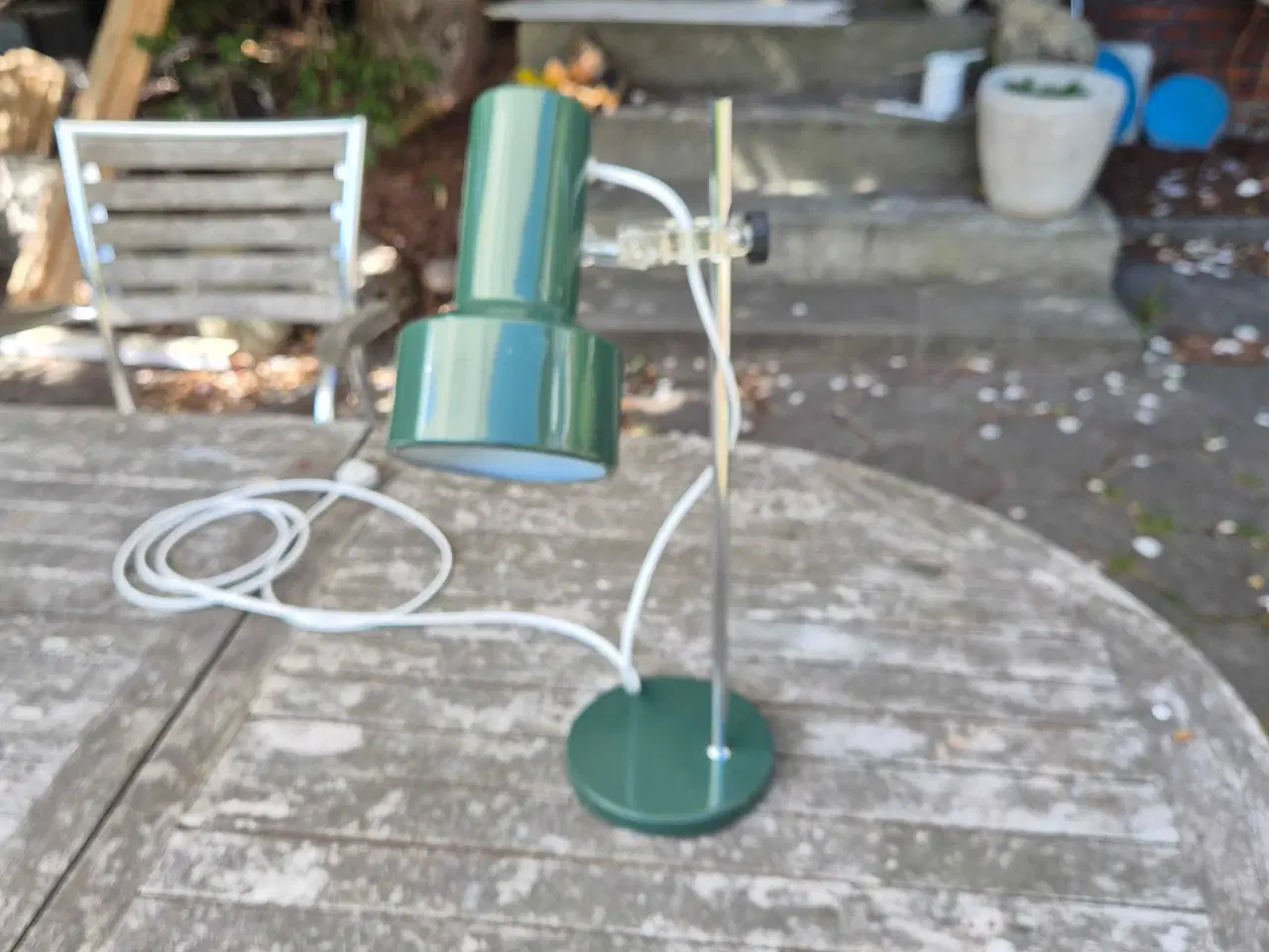 Billede 11 - Flaskegrøn bordlampe 