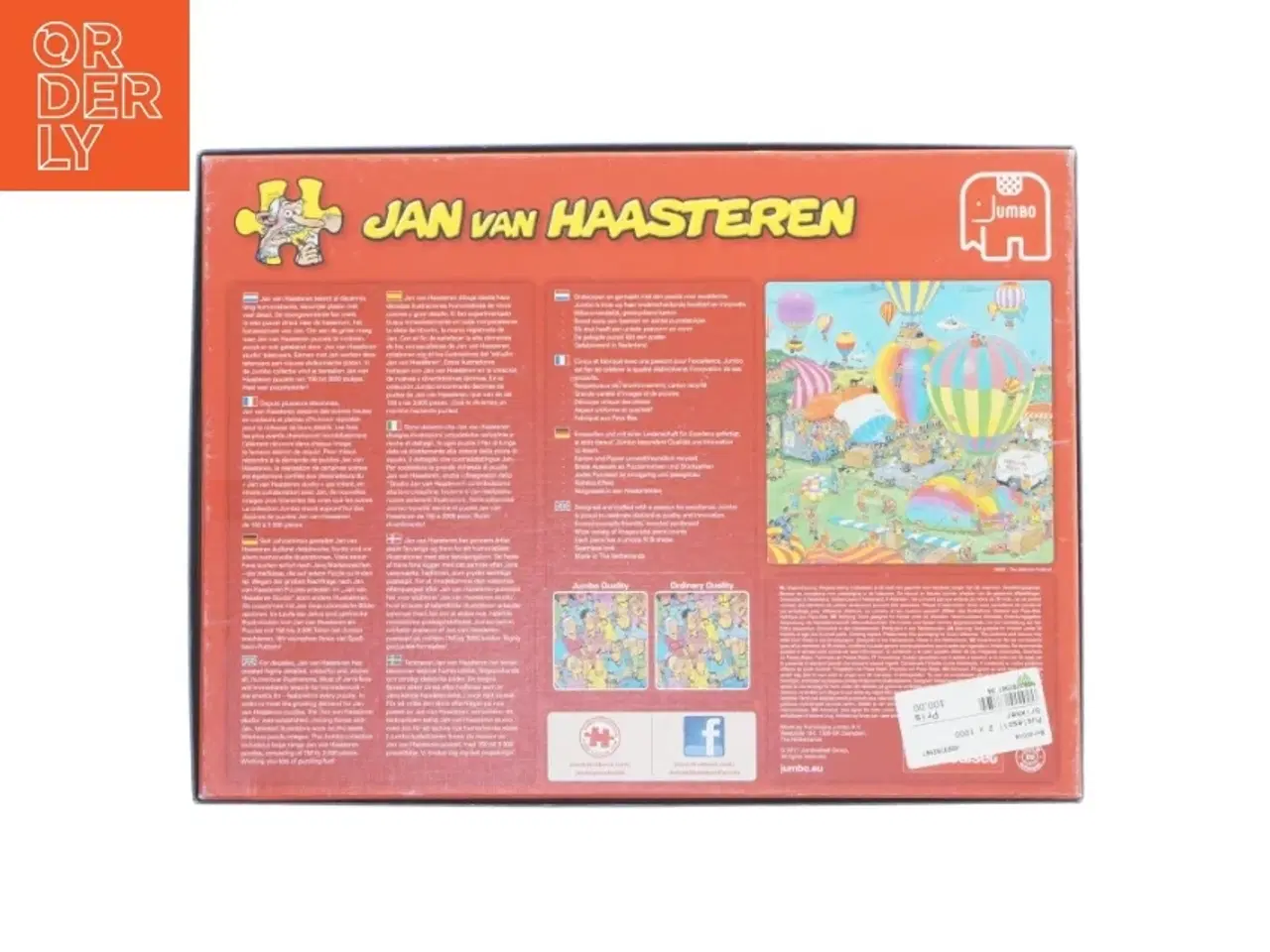 Billede 3 - Jan Van Haasteren puslespil sæt fra Jumbo (str. 2 x 1000 brikker)