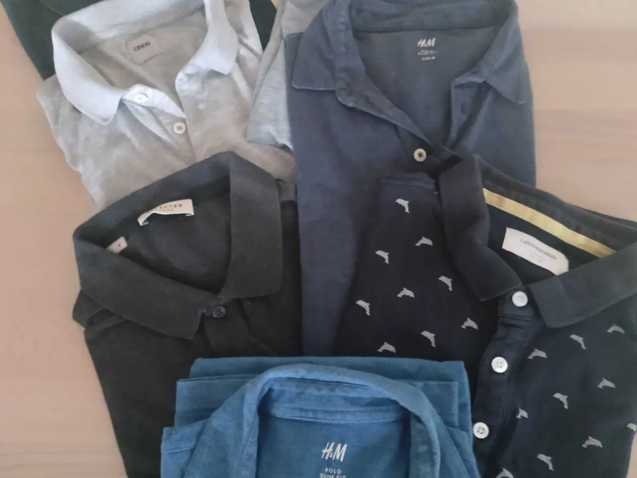 Billede 1 - 7 polo-shirts i flere mærker str M