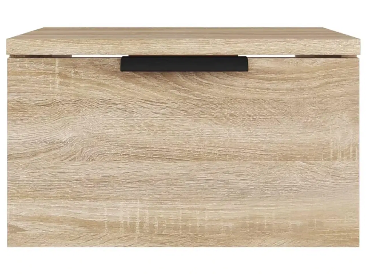 Billede 3 - Væghængt sengebord 34x30x20 cm sonoma-eg