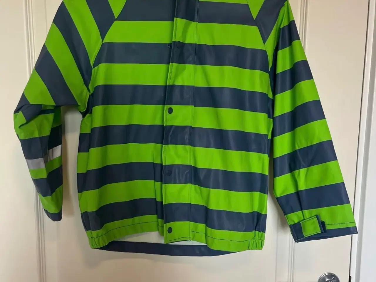 Billede 1 - Stribet regnjakke fra WB Water Breaker