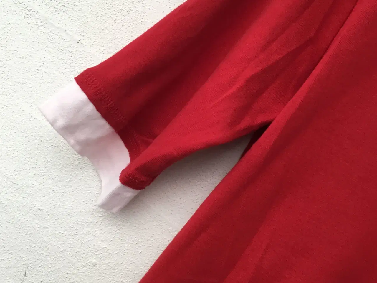 Billede 3 - Esprit smart rød bluse t-shirt str. m med hvid kon