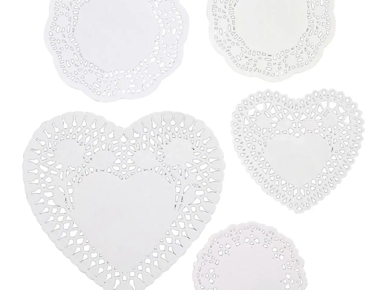 Billede 1 - Elegant Kageservietter med Hulmønster - 80 stk.