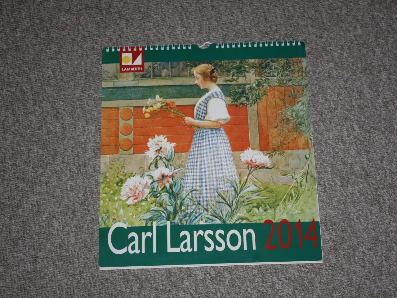 Billede 1 - Carl Larsson væg kalender 2014 med flotte billede