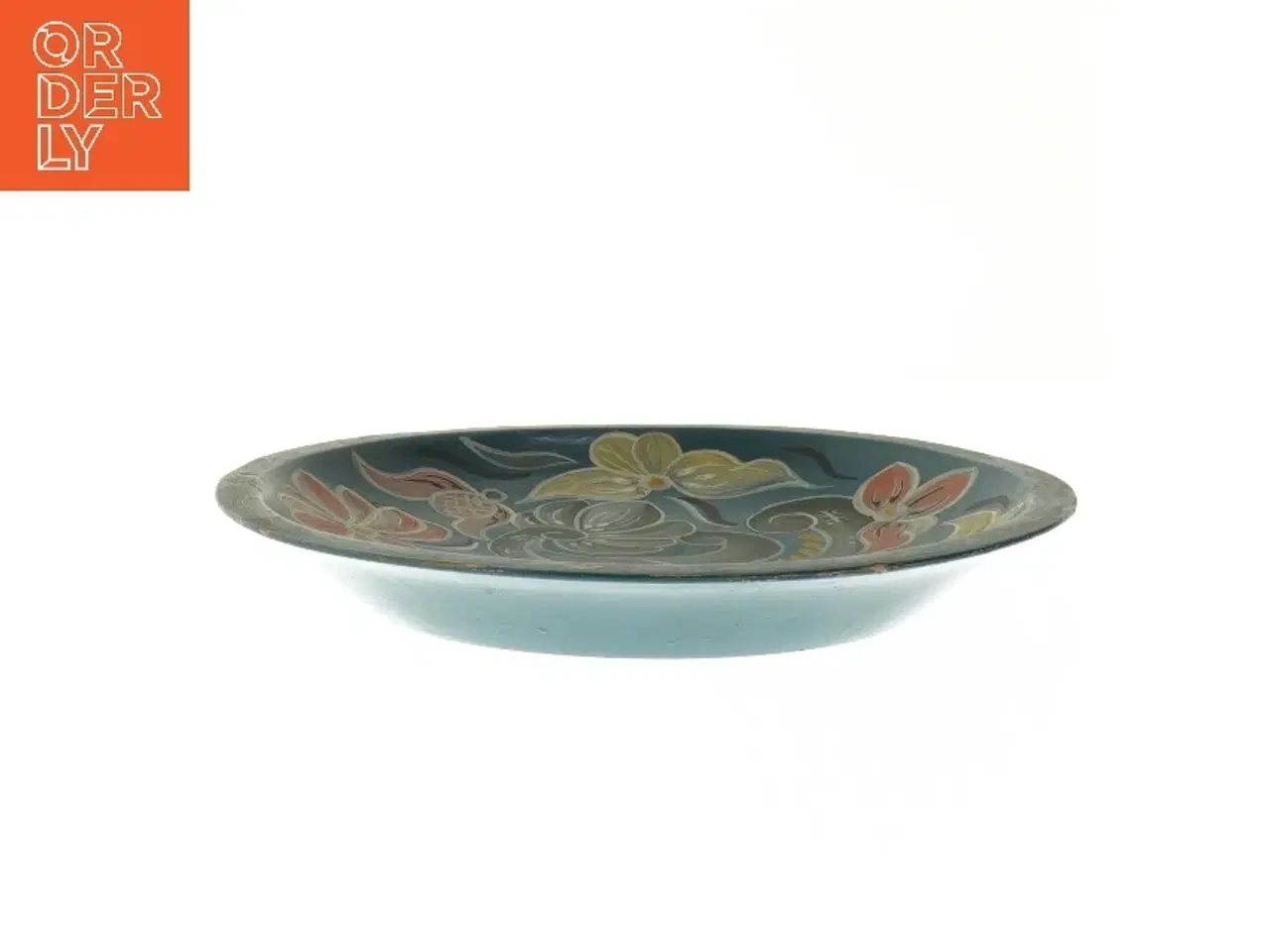 Billede 2 - Håndlavet dekorativ skål (str. Ø 21,5 cm)