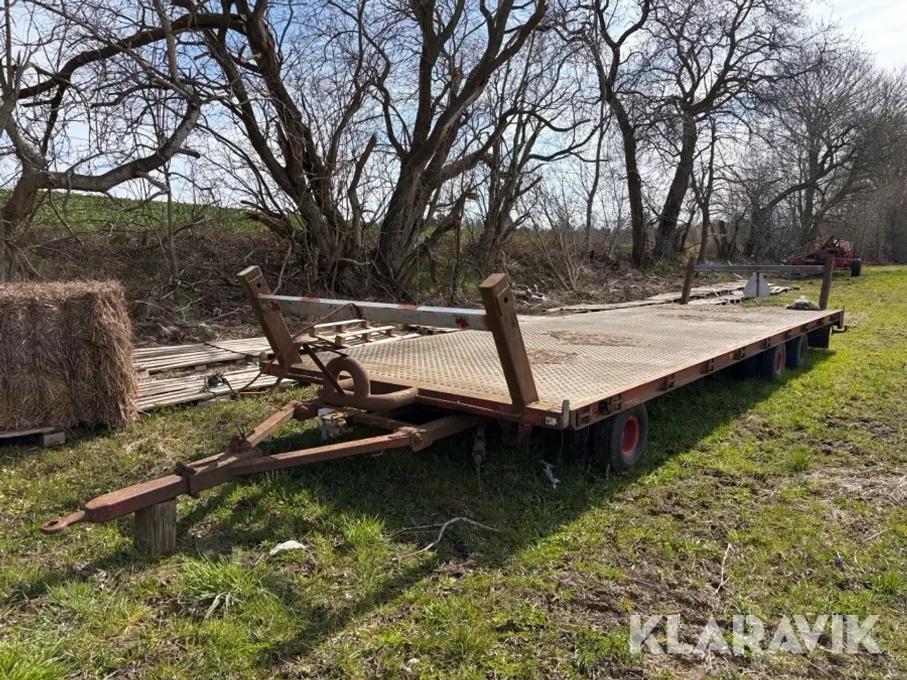 Billede 1 - Maskintrailer fladvogn