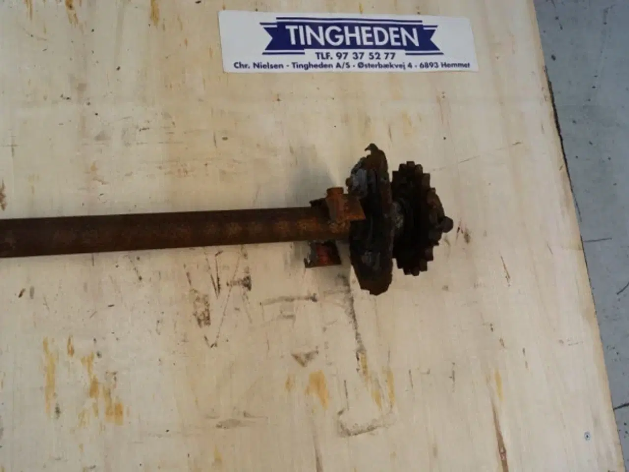 Billede 4 - Dronningborg D4500 Aksel med remskiver