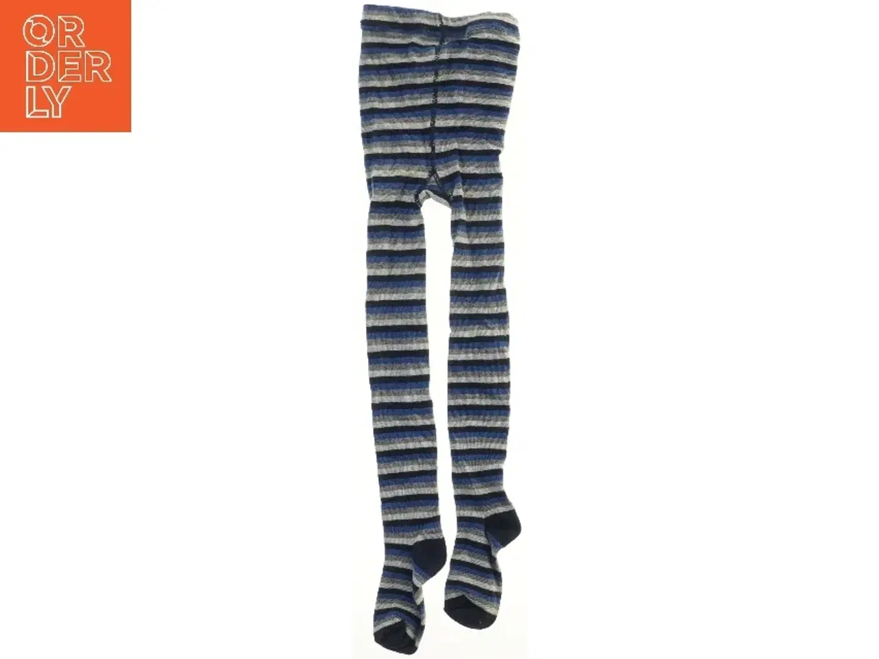 Billede 2 - Børne-strømpebukser med striber (str. 128)