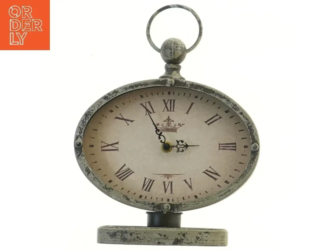 Billede 1 - Vintage bordur med romertal (str. 23x26 cm)