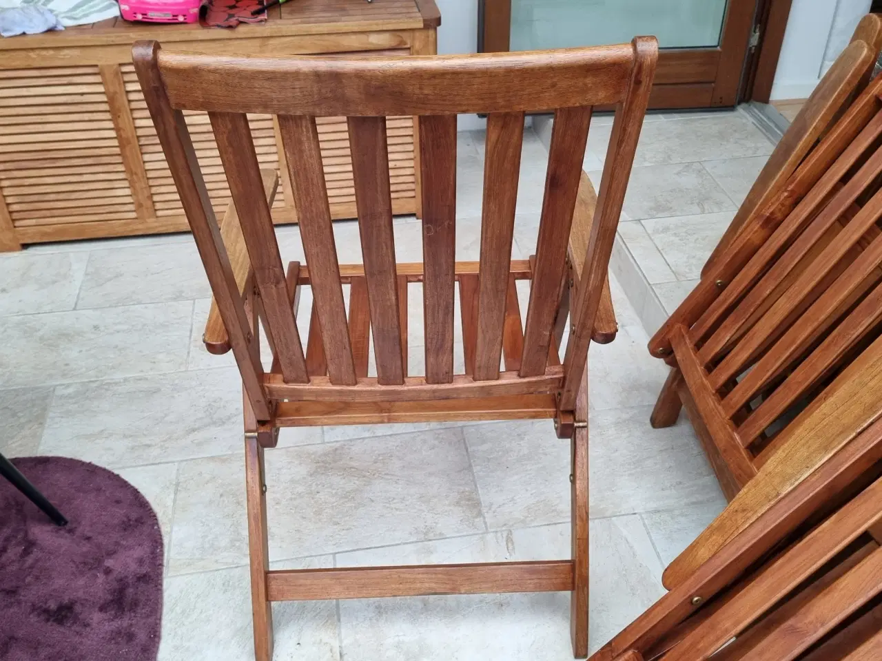 Billede 5 - teak havebord med 6 stole