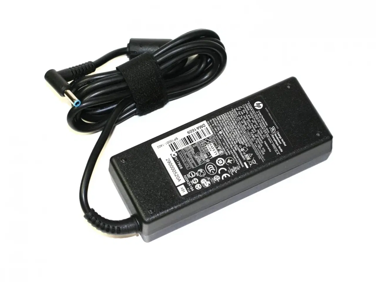 Billede 1 - HP Acbel 90W 19.5V 4.62A strømforsyning med 4.5mm x 3.0mm blue stik - Original OEM