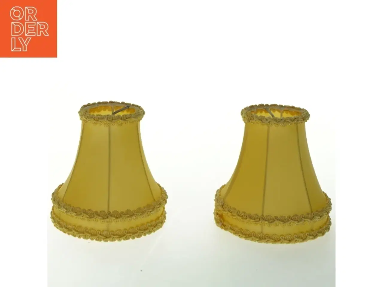 Billede 1 - Gule lampe skærme (str. H 11 cm, ø 11 cm)