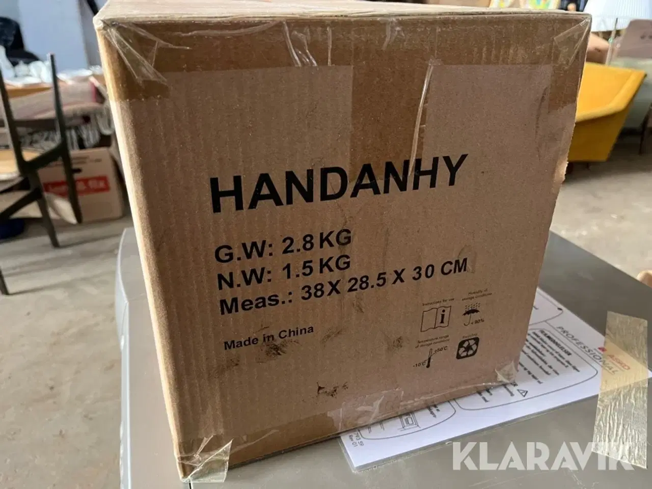 Billede 4 - Støv masker Handanhy FFP3 NR D 1 Palle - 5760 støvmasker