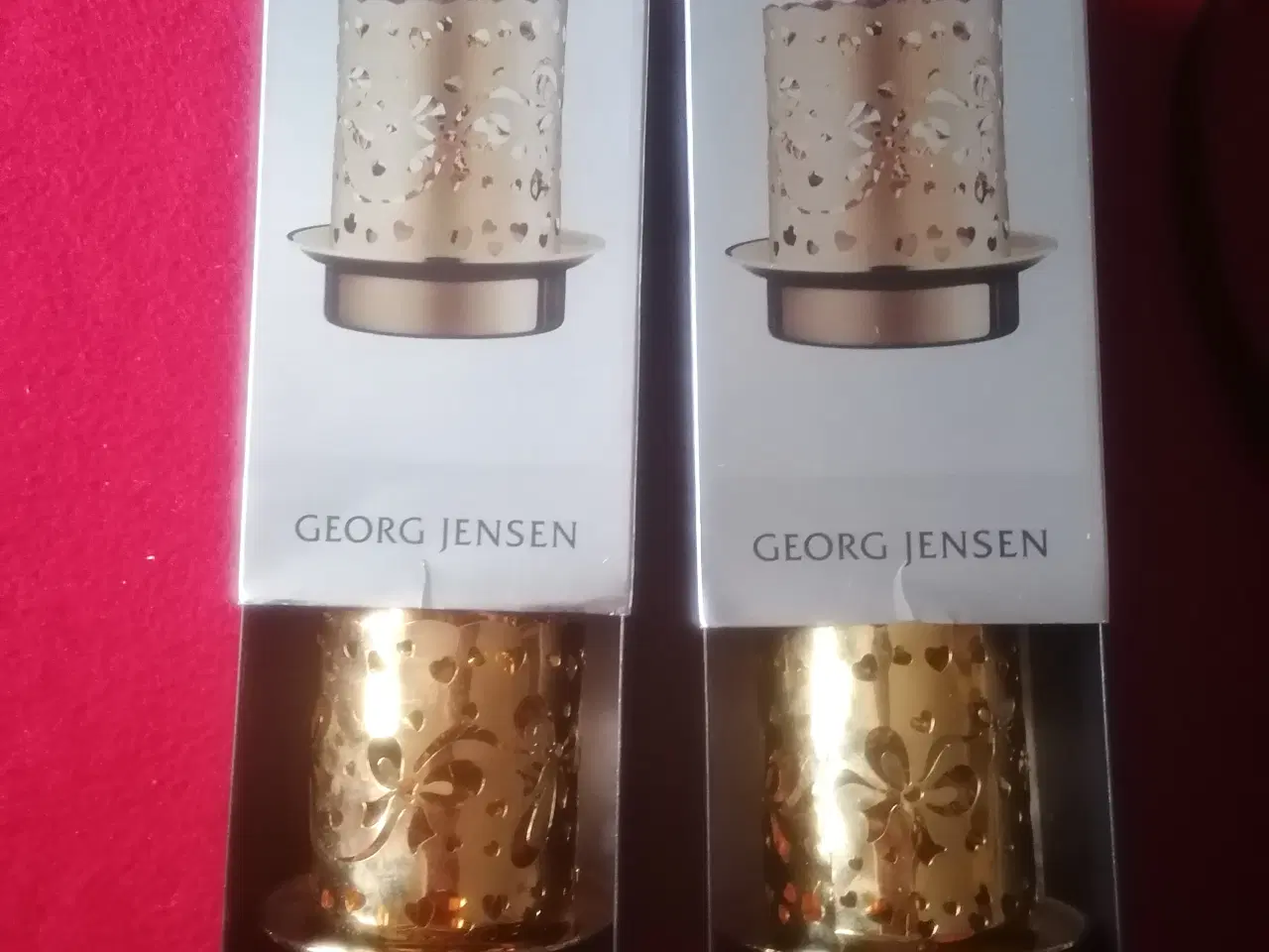 Billede 4 - Georg Jensen, 2009 Engel lysestage forgyldt
