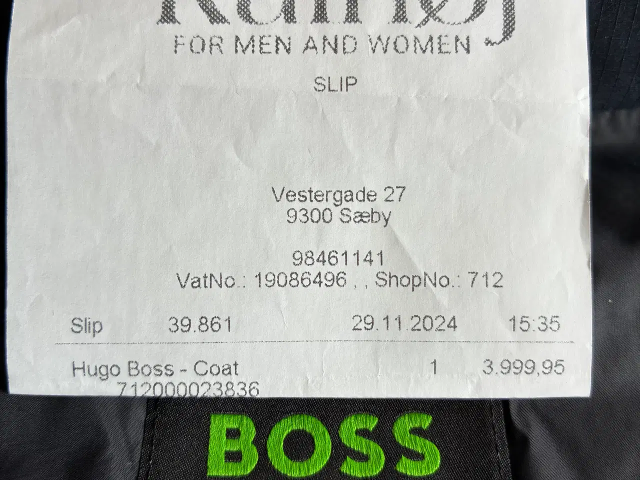 Billede 4 - Hugo Boss vinterjakke str. XXL mørkeblå