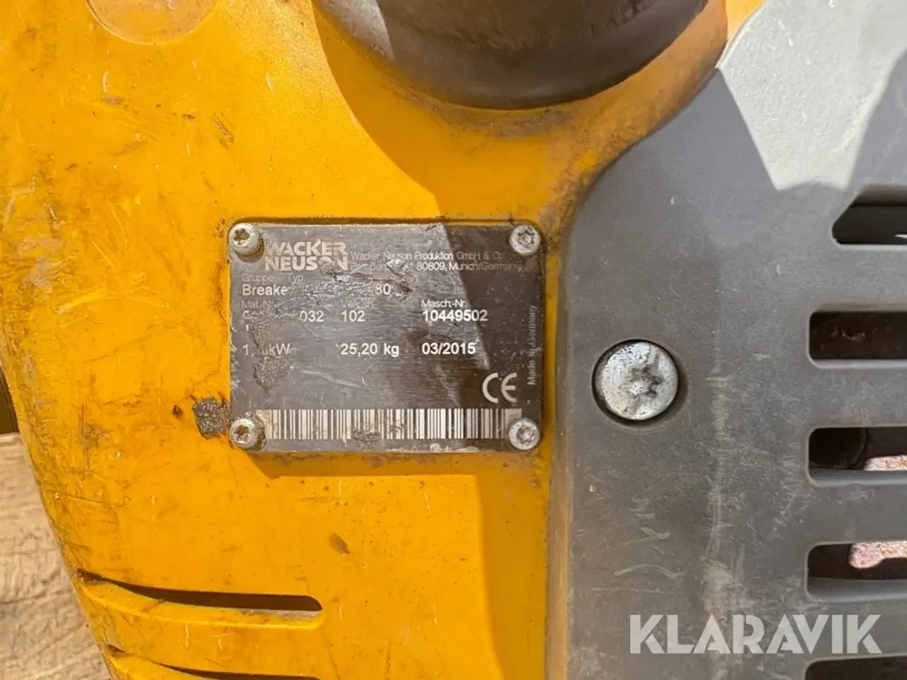 Billede 9 - Betonhammer Wacker Neuson